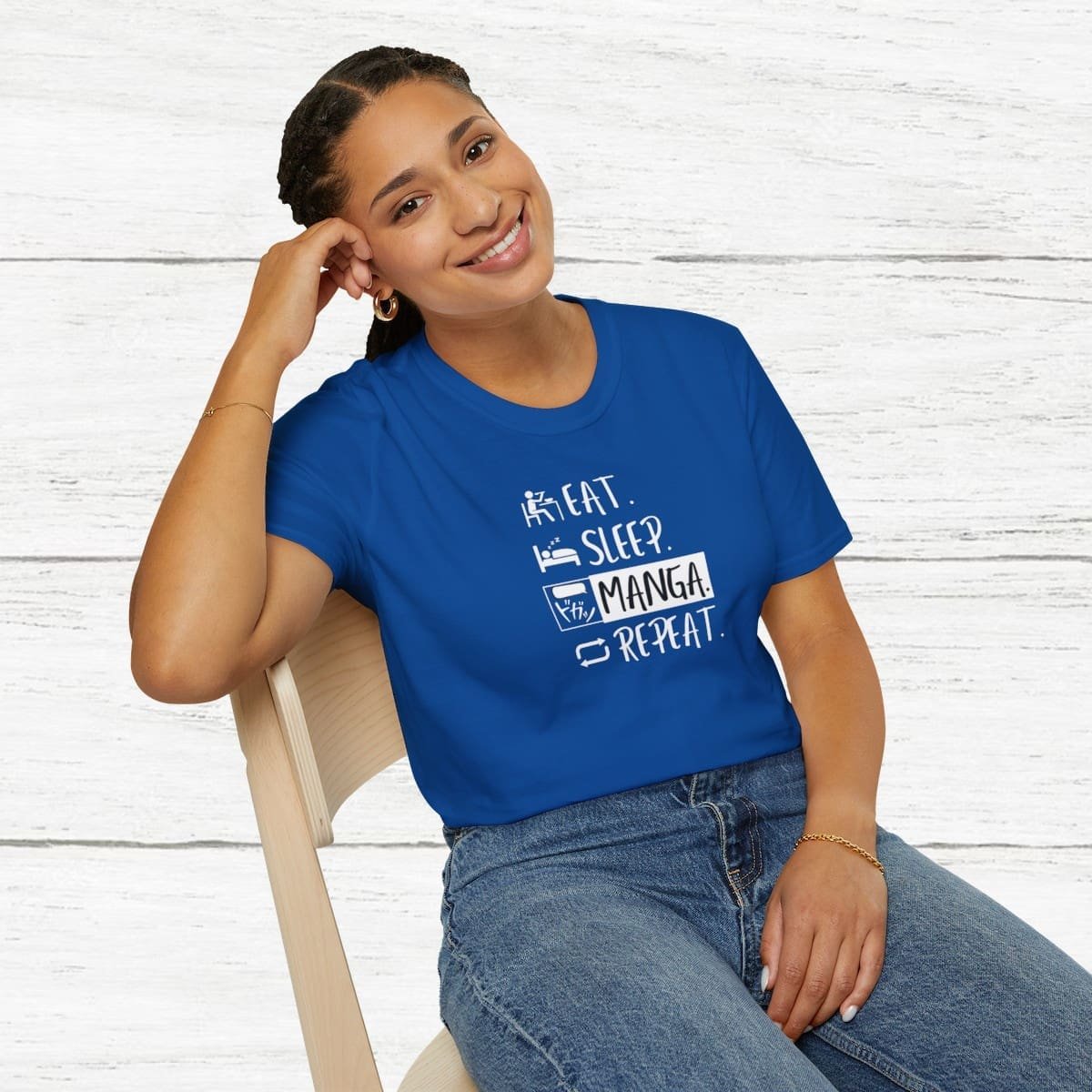Eat Sleep Manga Repeat Unisex T-Shirt
