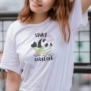 Study Overload Panda Unisex T-Shirt