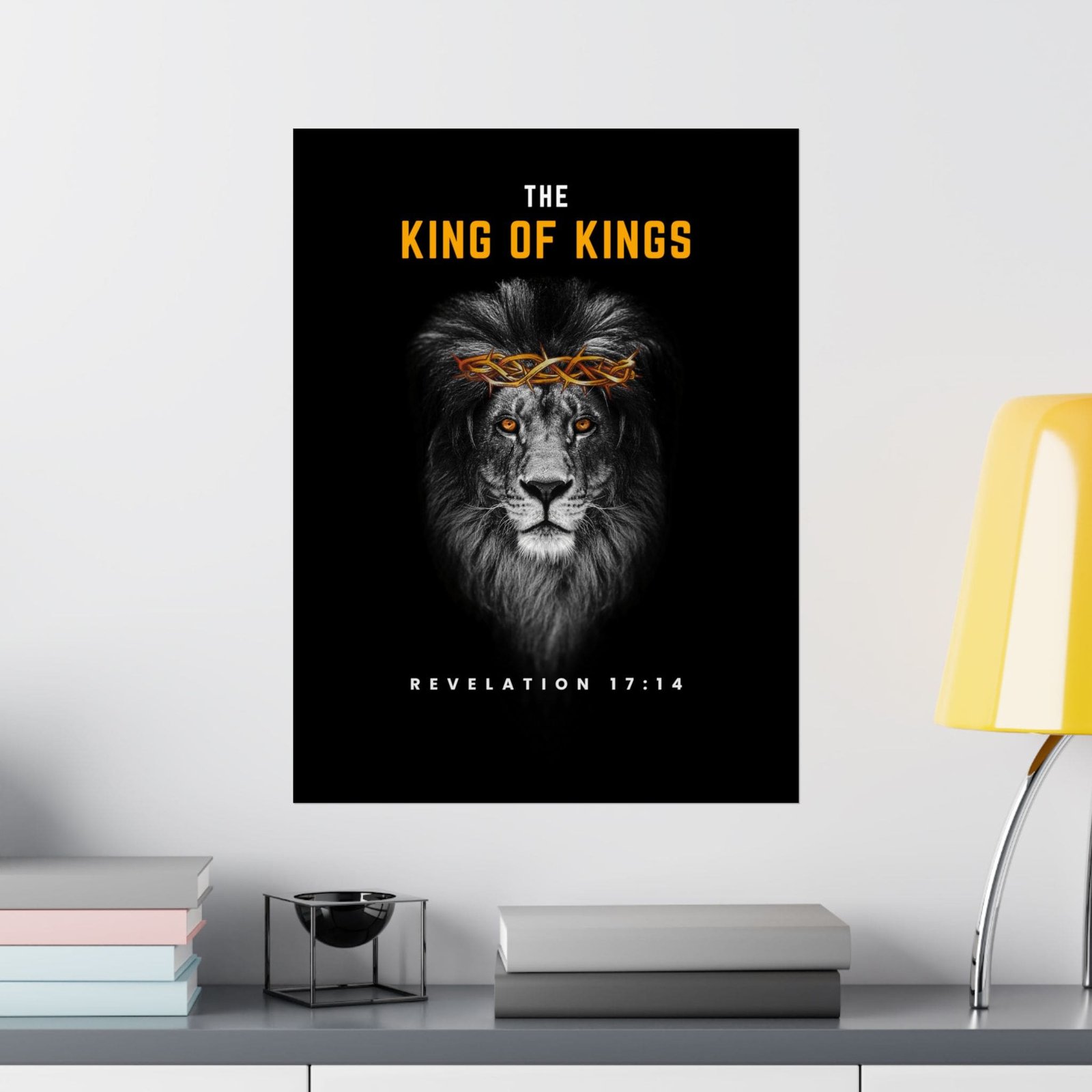 The King of Kings Premium Black Matte Poster