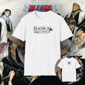Ichigo Kurosaki First Bankai Unisex T-Shirt White (Tensa Zangetsu)