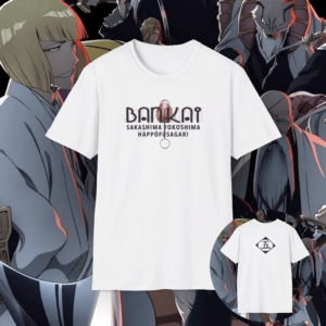 Shinji Hurako Bankai Unisex T-Shirt White (Sakashima Yokoshima Happōfusagari)