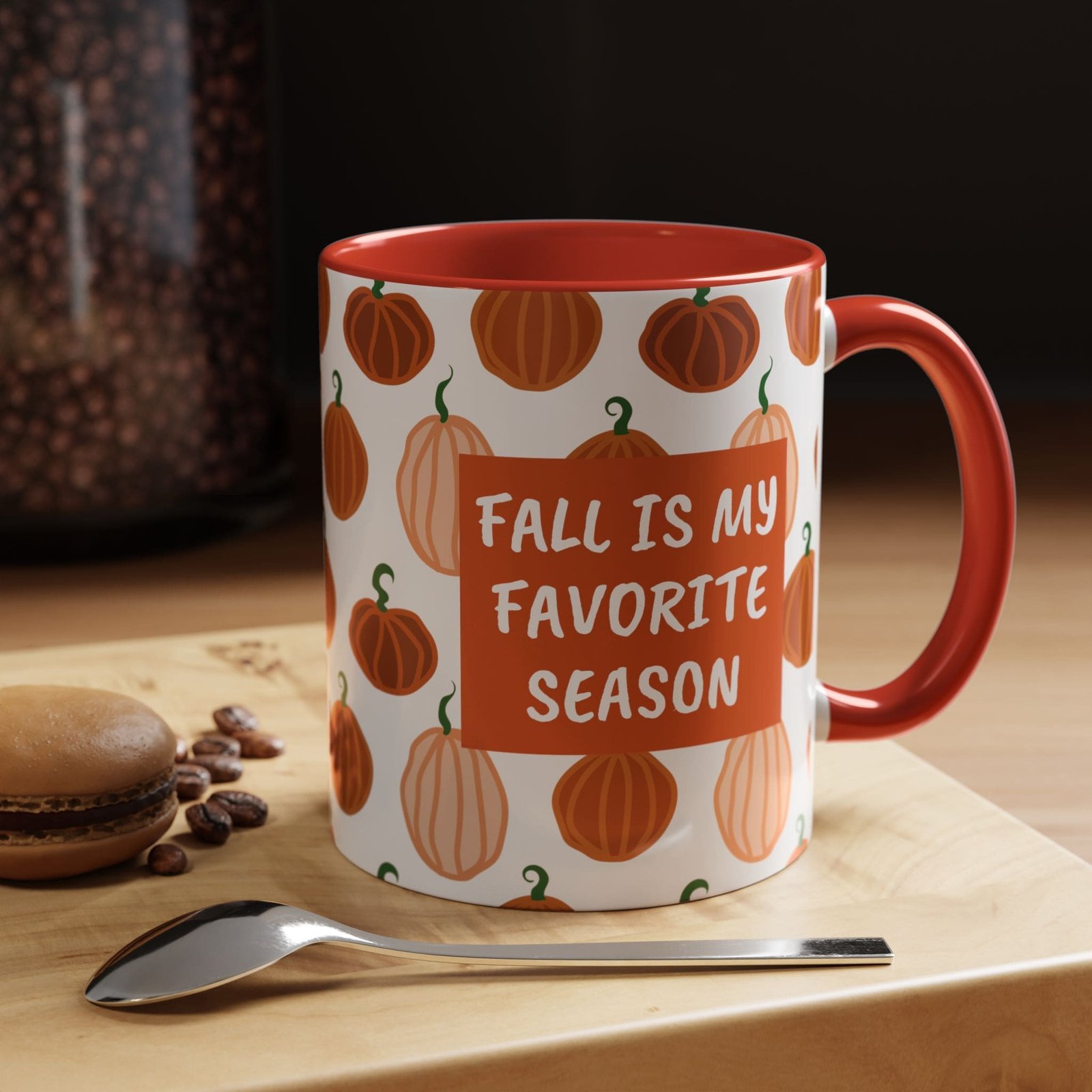 Fall is my Favorite Season Accent Coffee Mug (11, 15oz)