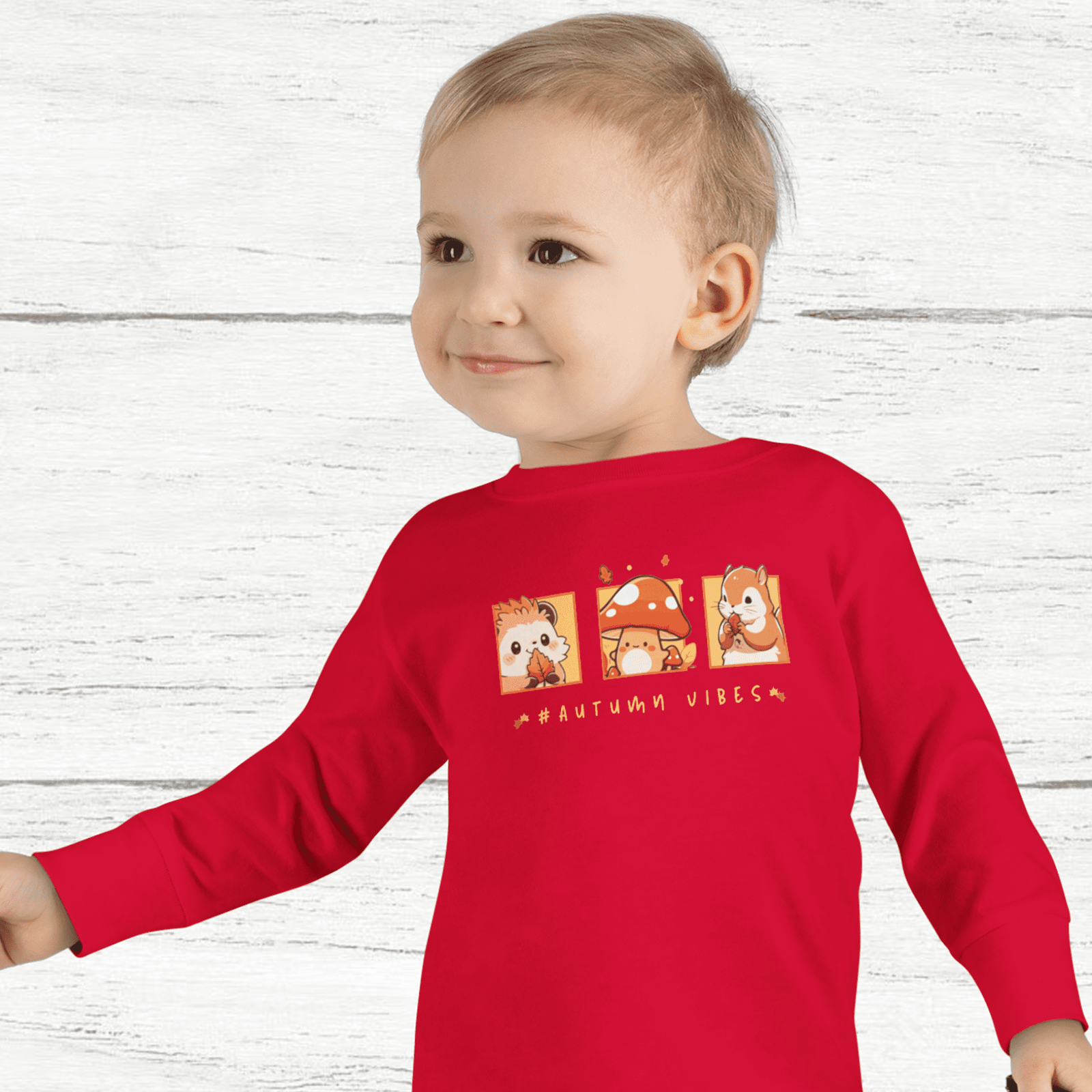 Autumn Vibes Toddler Long Sleeve Tee (2-6T)