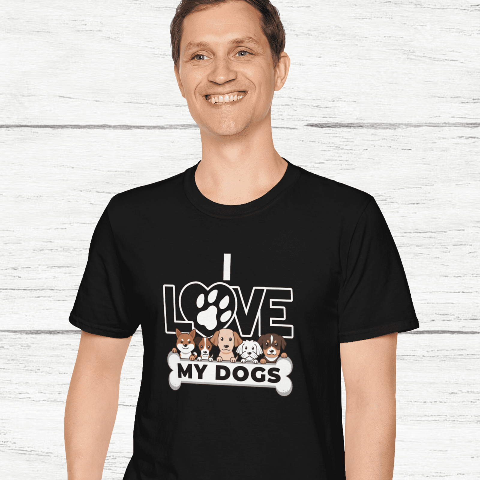 I Love My Dogs Unisex T-Shirt