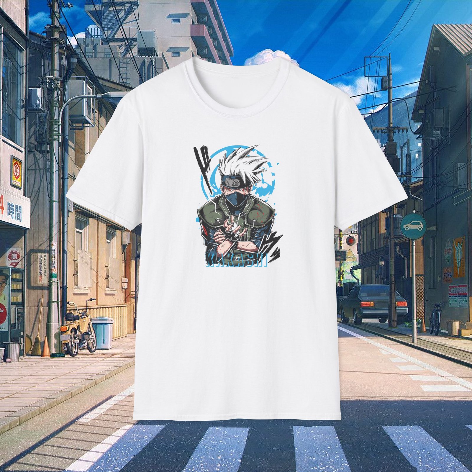 Kakashi Hatake Unisex White T-Shirt