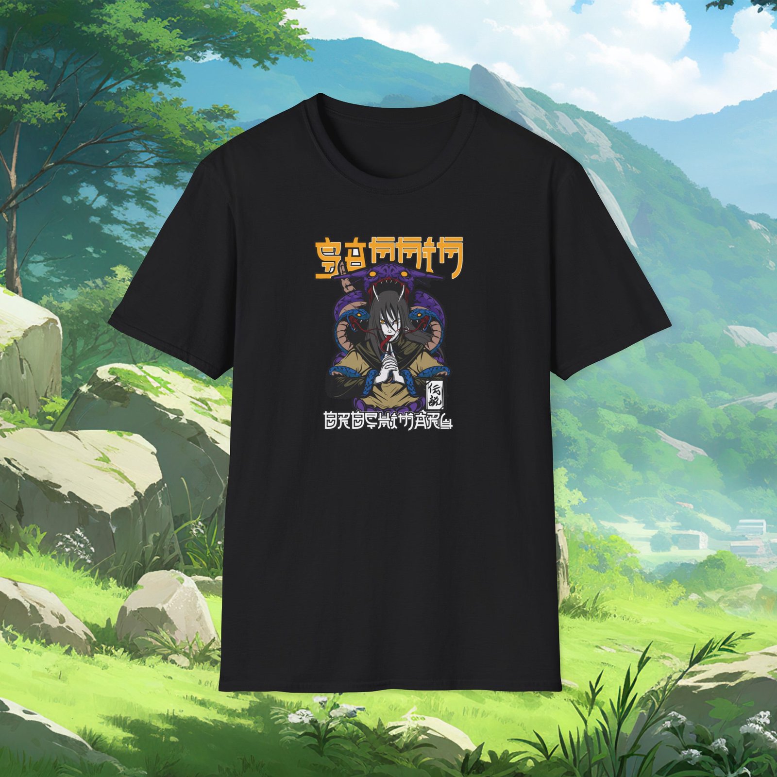 Orochimaru Unisex Black T-Shirt