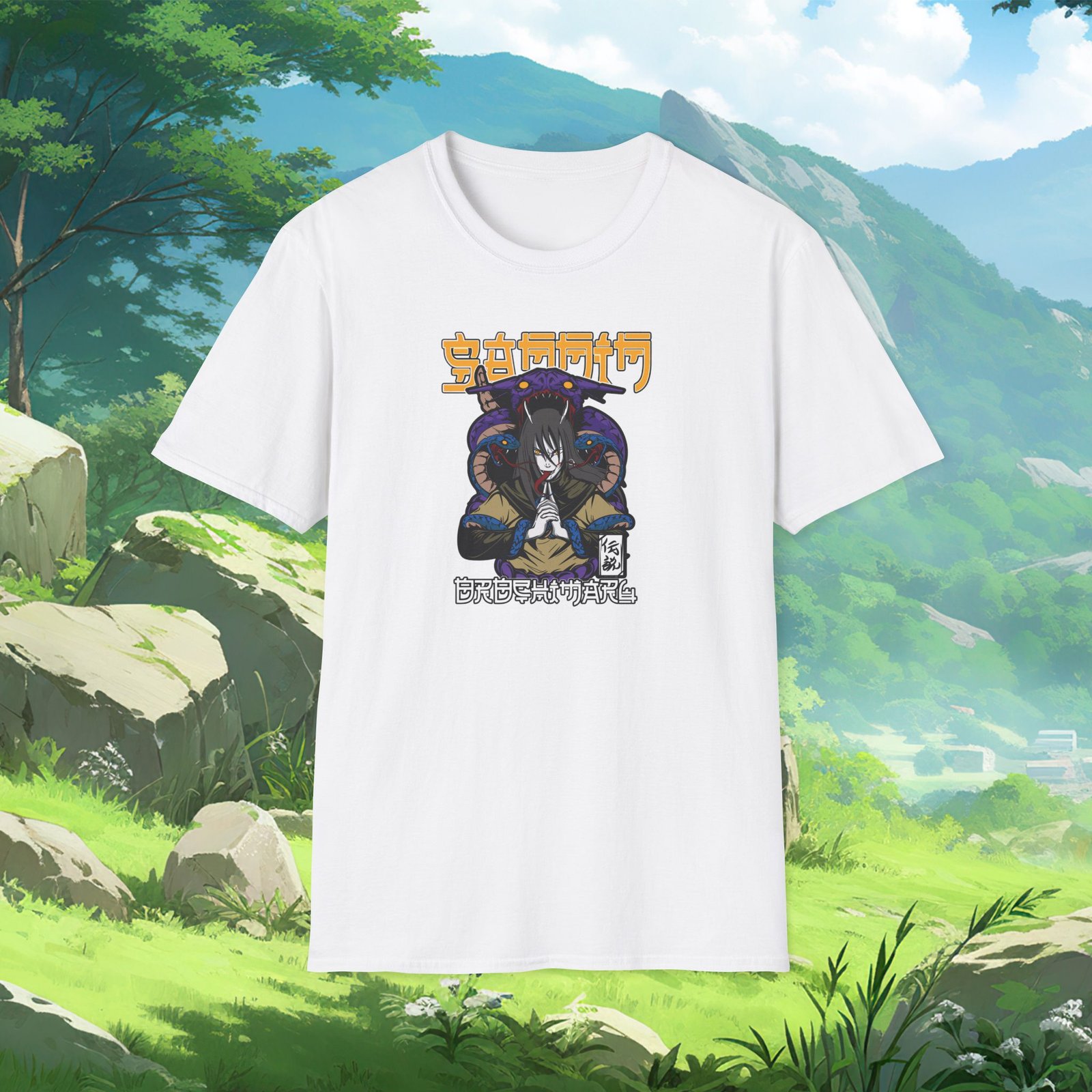 Orochimaru Unisex White T-Shirt