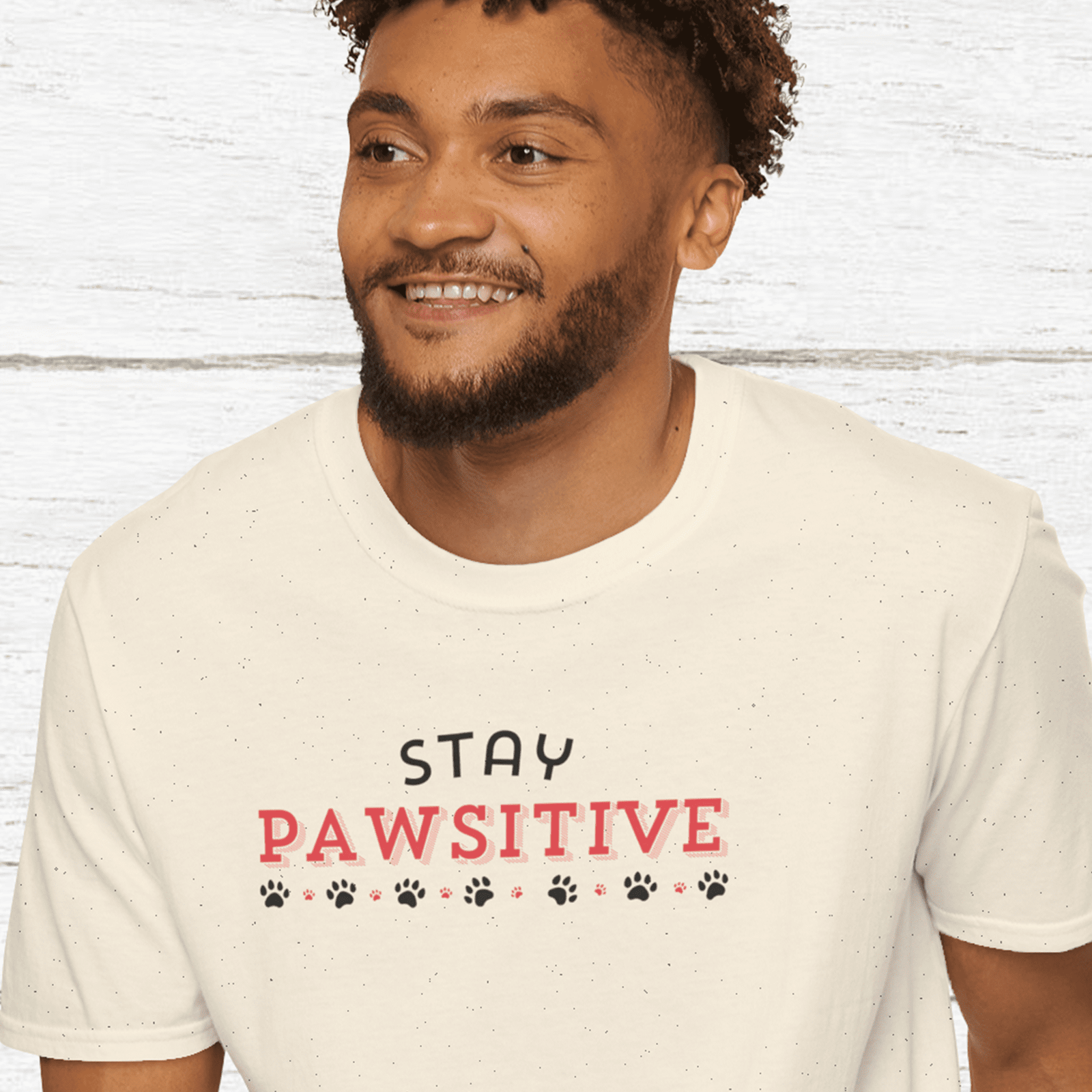Stay Pawsitive Unisex T-Shirt