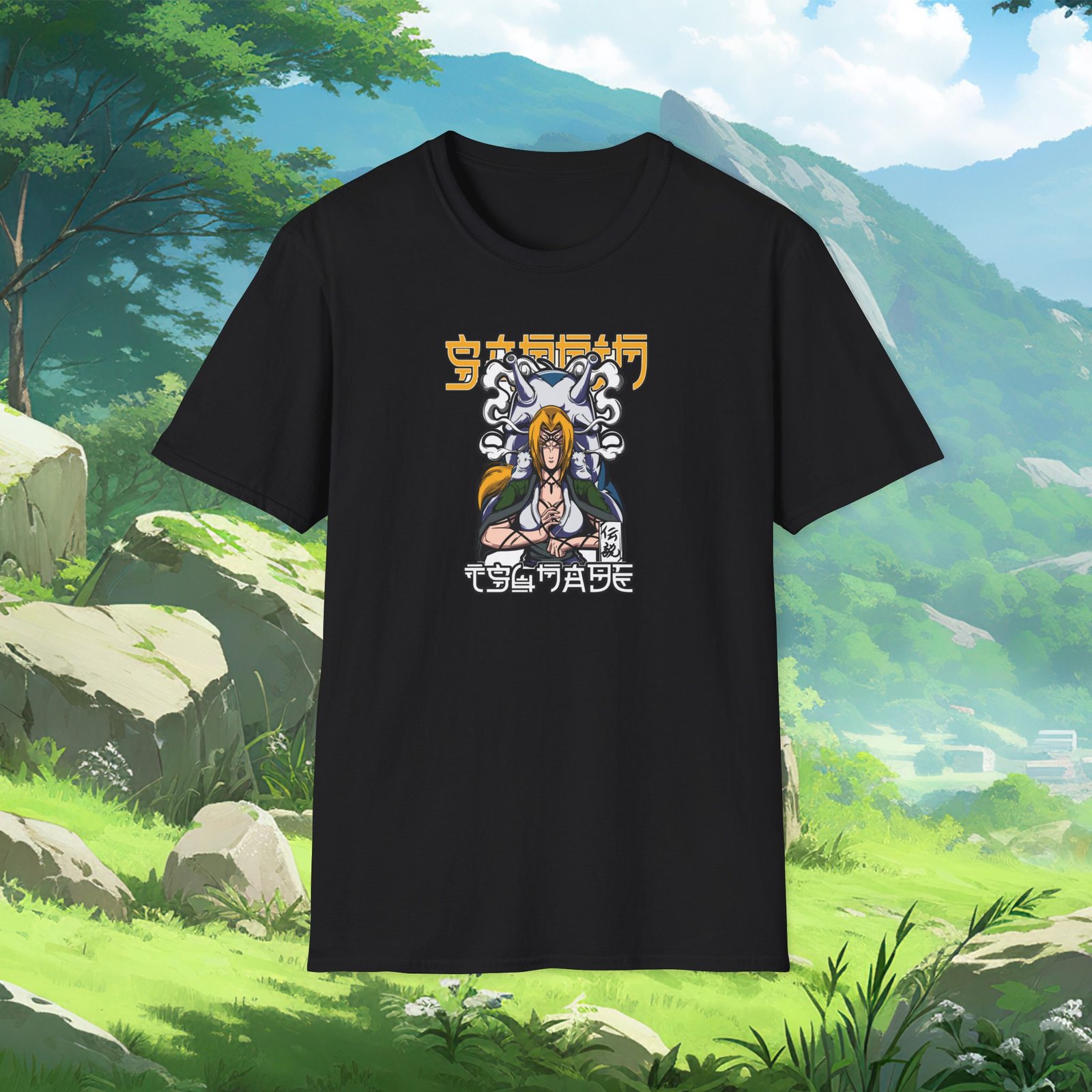 Tsunade Unisex Black T-Shirt
