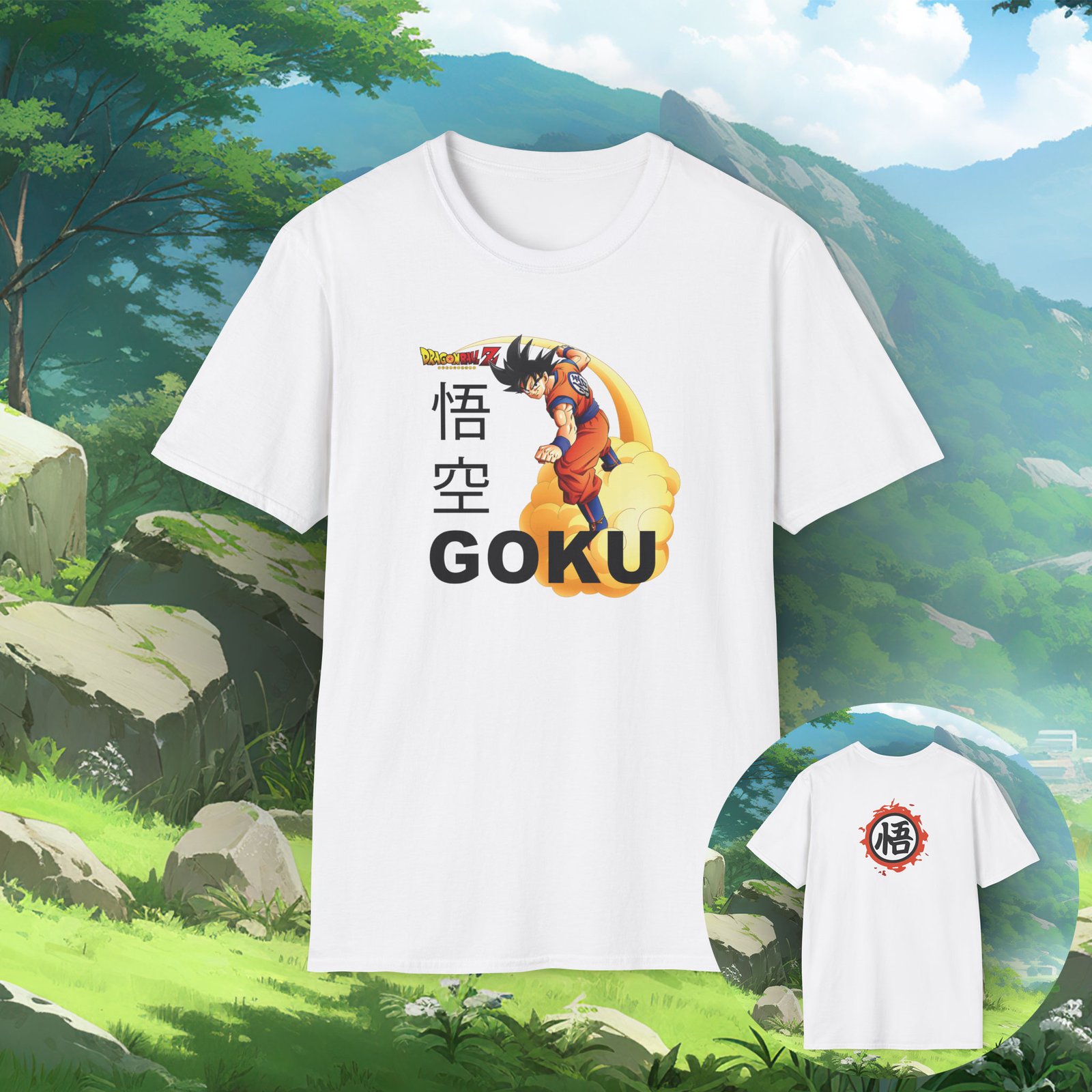 Goku (Kakarot) - Dragonball Z Unisex T-Shirt White