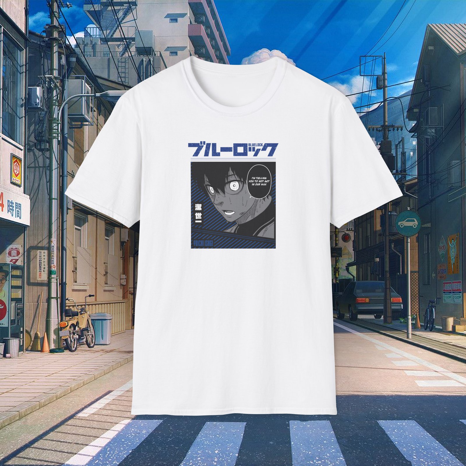 Yoichi Isagi - Blue Lock Unisex T-Shirt White