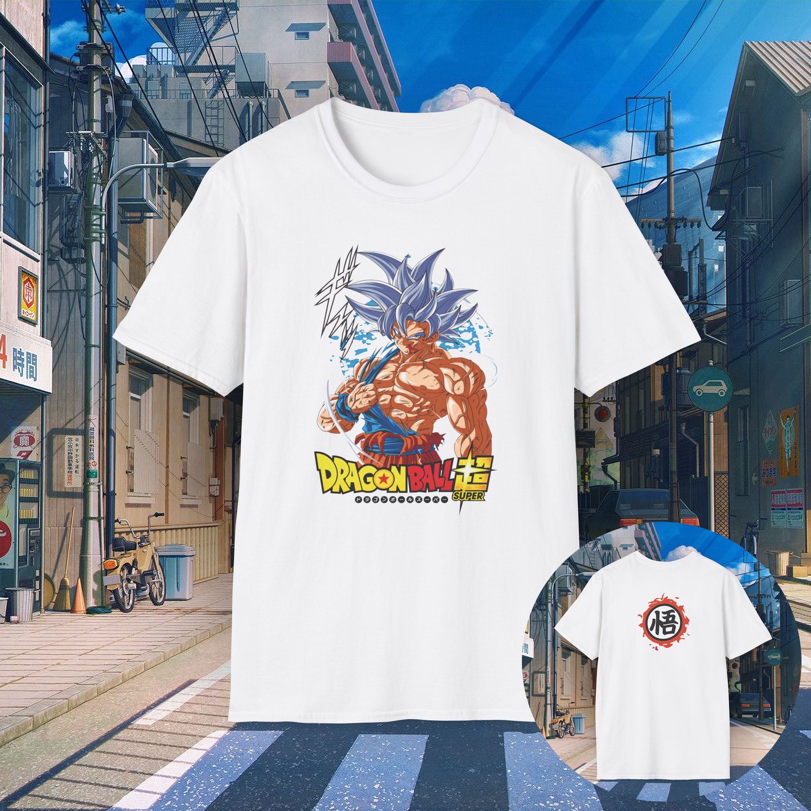 Goku Ultra Instinct (Ver. 2) - Dragonball Super Unisex T-Shirt White