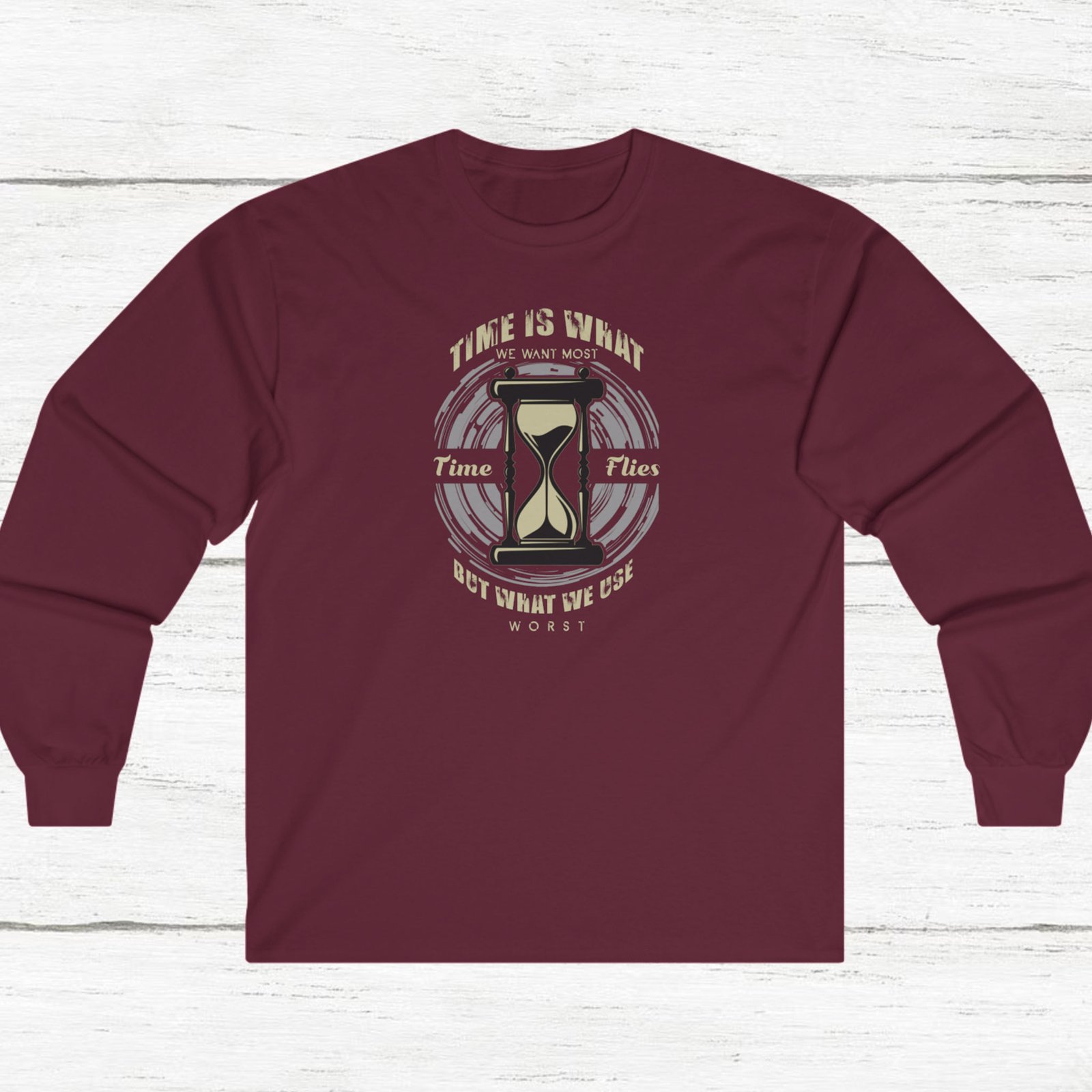 Time Flies Unisex Ultra Cotton Long Sleeve Tee