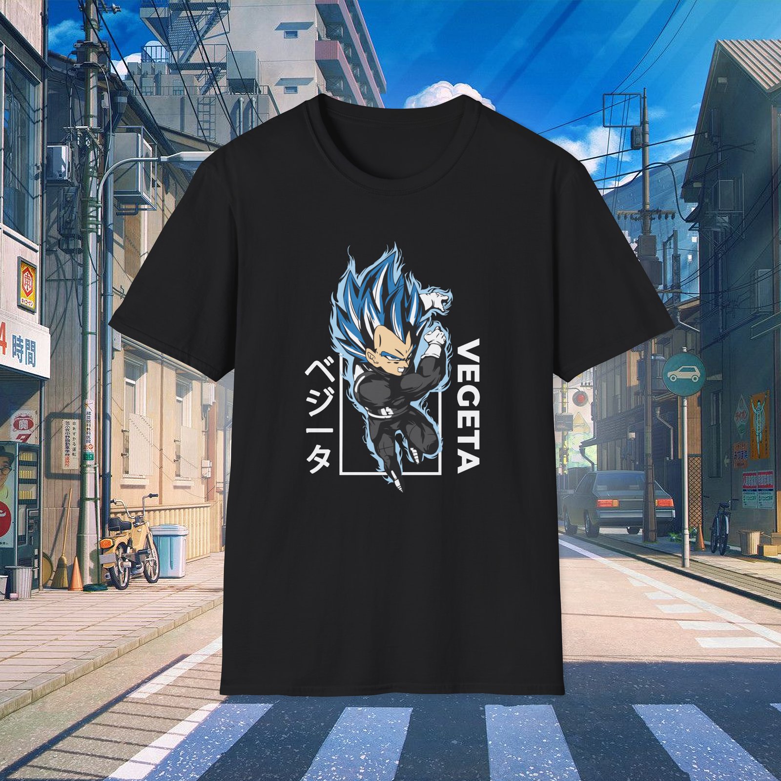 Vegeta Super Saiyan Blue - Dragonball Super Unisex T-Shirt Black