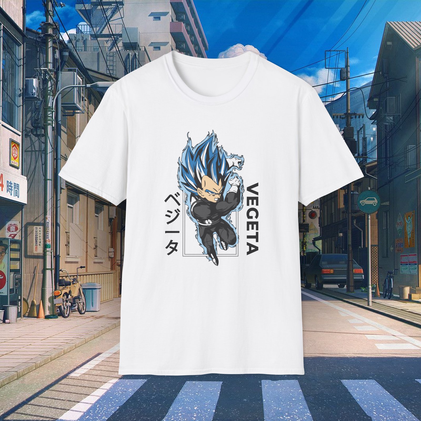 Vegeta Super Saiyan Blue - Dragonball Super Unisex T-Shirt White