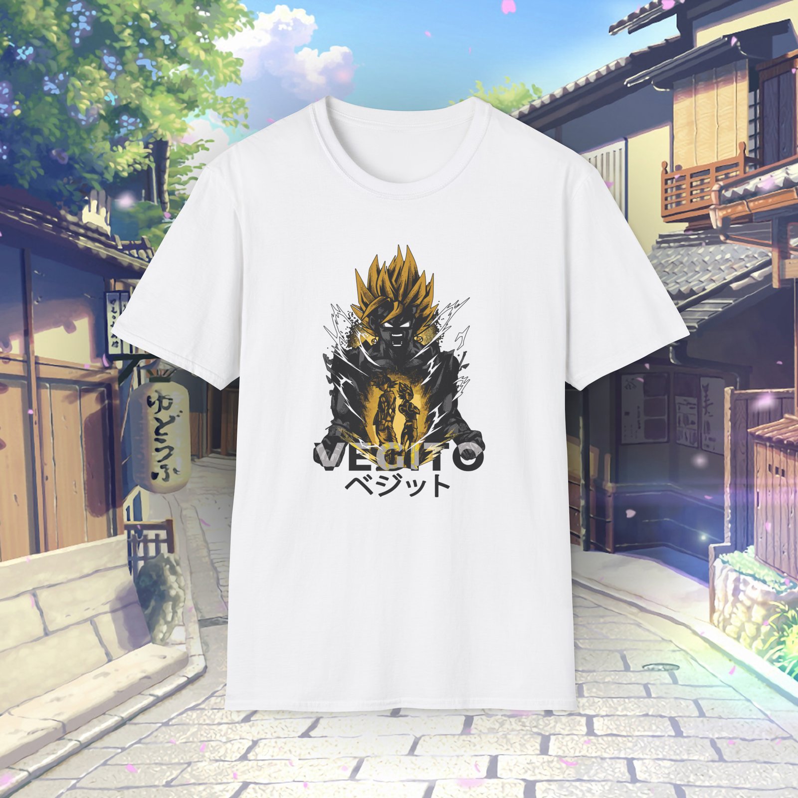 Vegito Super Saiyan - Dragonball Unisex T-Shirt White