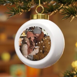 Personalized Christmas Ball Ornament (Upload your own design)