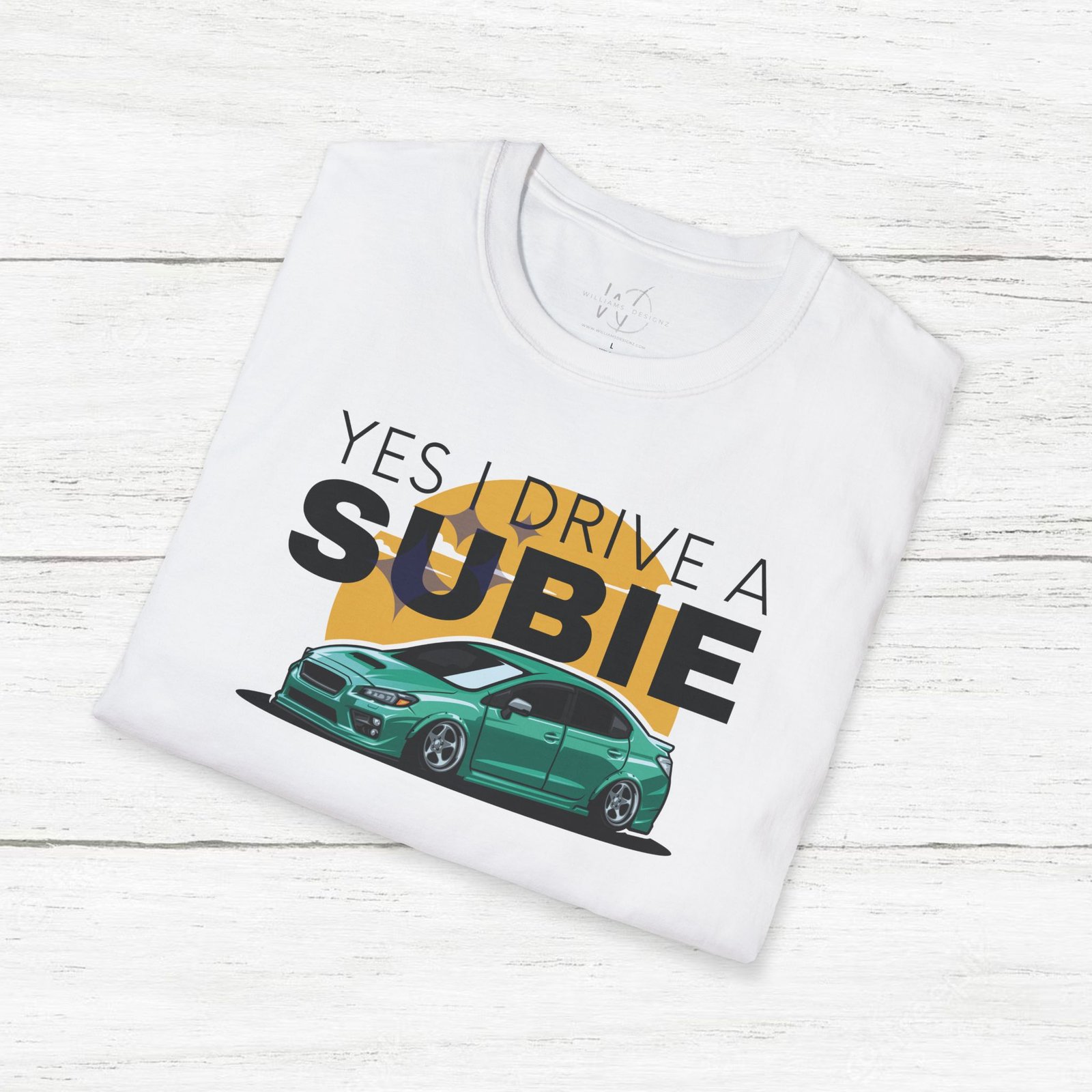 I Drive a Subie (Teal) Unisex T-Shirt