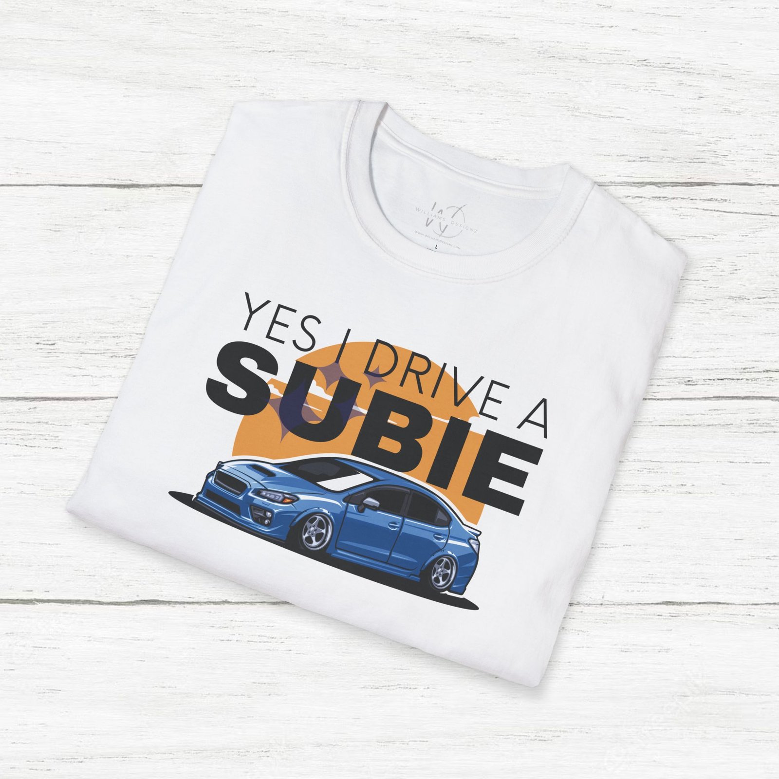 I Drive a Subie (Blue) Unisex T-Shirt