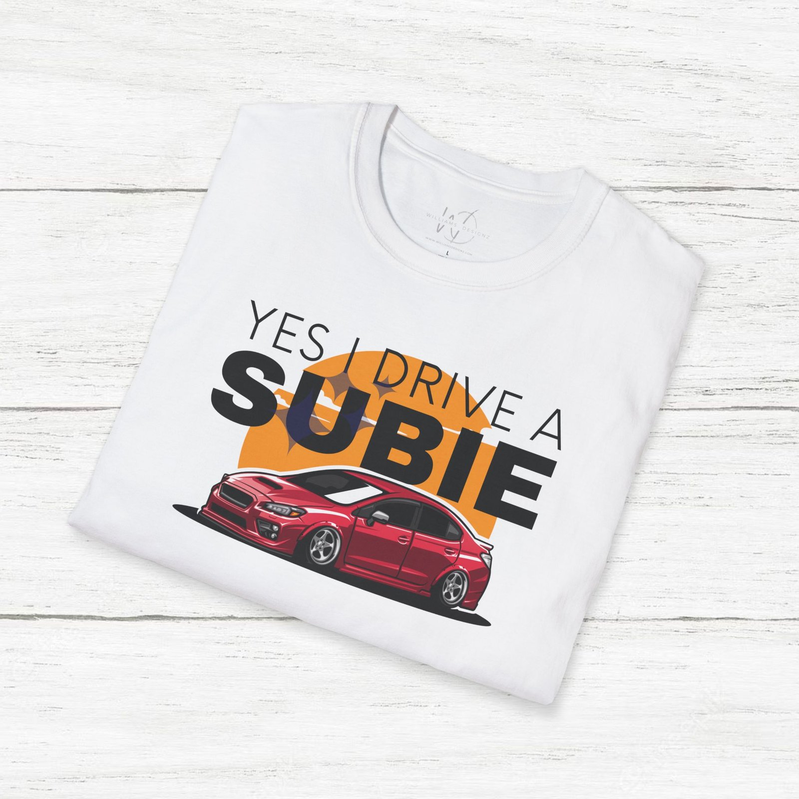 I Drive a Subie (Red) Unisex T-Shirt