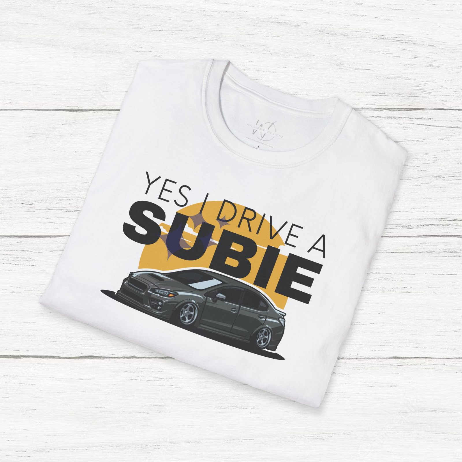 I Drive a Subie (Black) Unisex T-Shirt