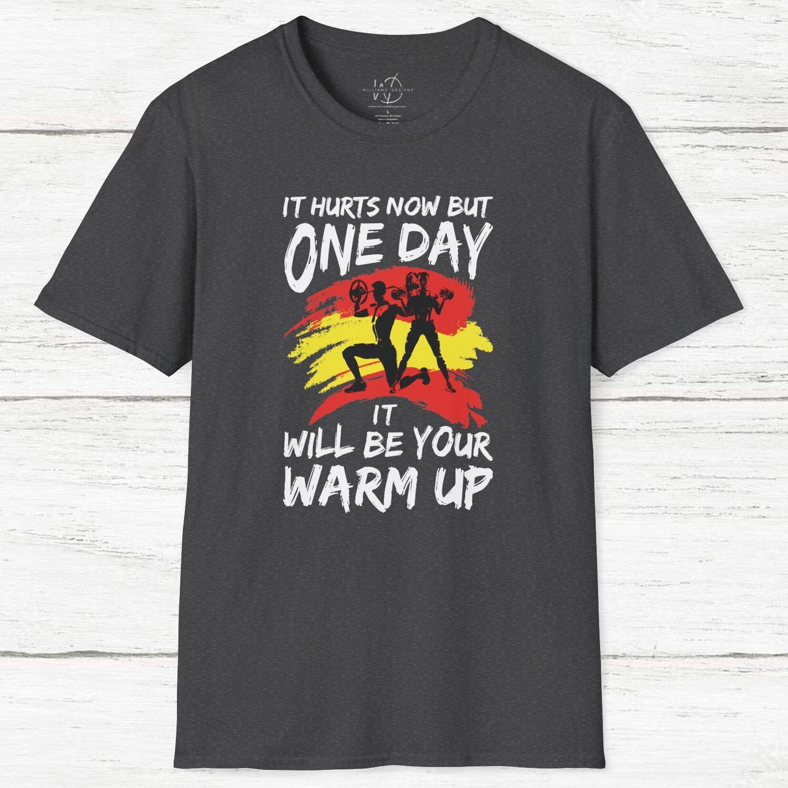 One Day Fitness Design Unisex Tee