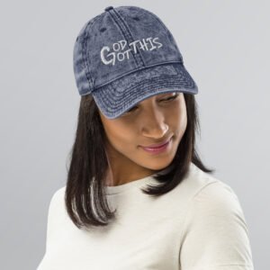 God Got This Vintage Cotton Twill Cap